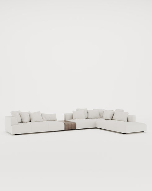 DALLAS CORNER SOFA - TABLE