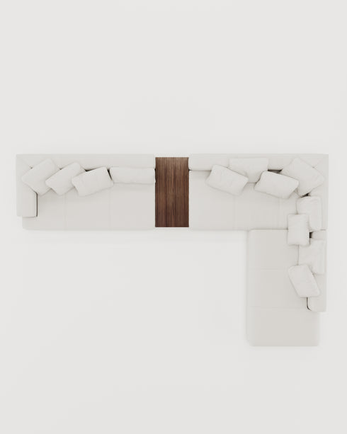 DALLAS CORNER SOFA - TABLE