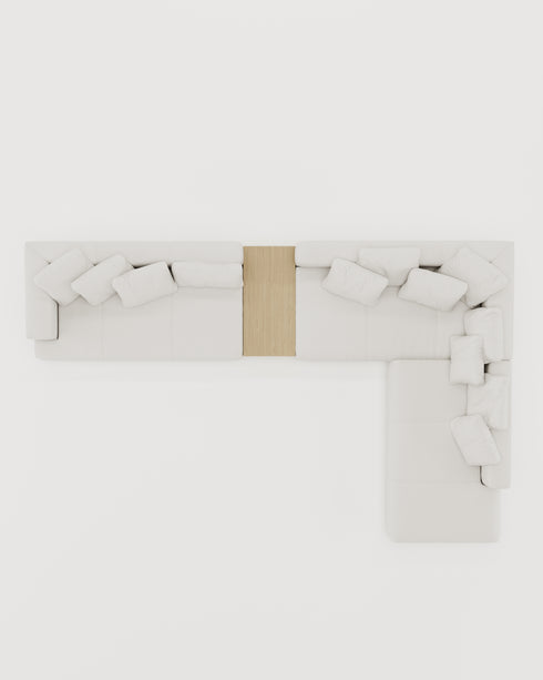 DALLAS CORNER SOFA - TABLE