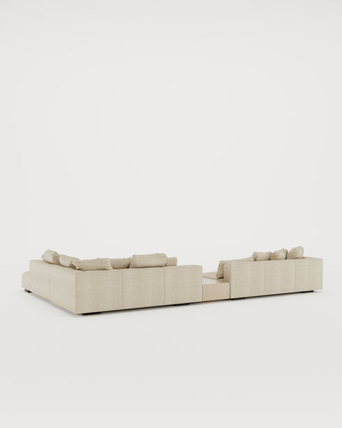 DALLAS CORNER SOFA - TABLE