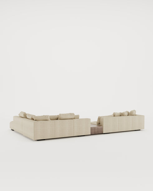 DALLAS CORNER SOFA - TABLE