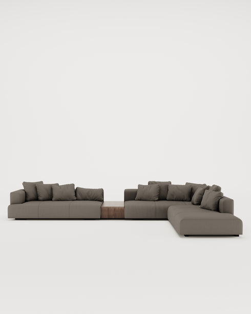 DALLAS CORNER SOFA - TABLE