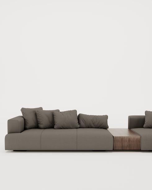 DALLAS CORNER SOFA - TABLE