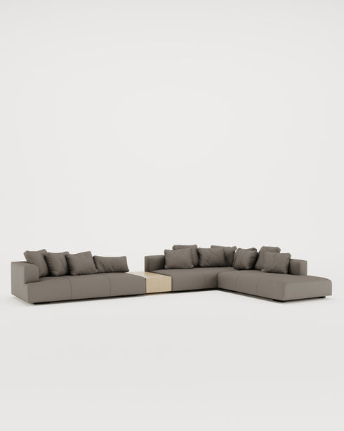 DALLAS CORNER SOFA - TABLE