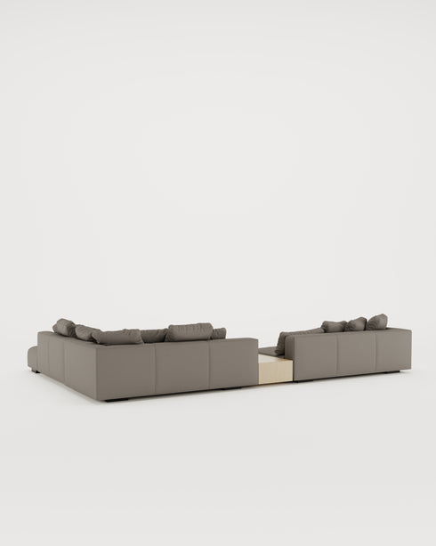 DALLAS CORNER SOFA - TABLE