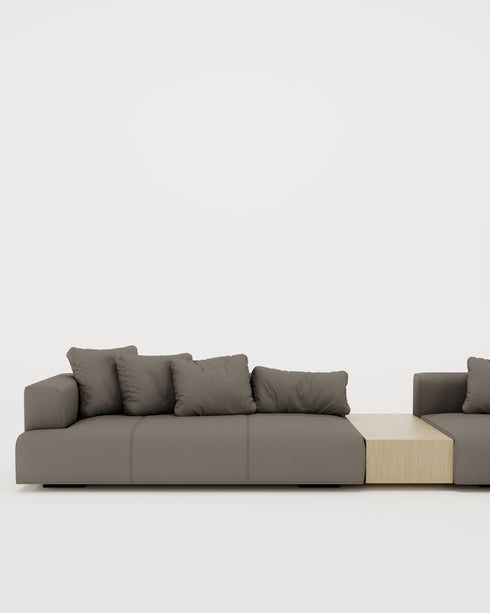 DALLAS CORNER SOFA - TABLE