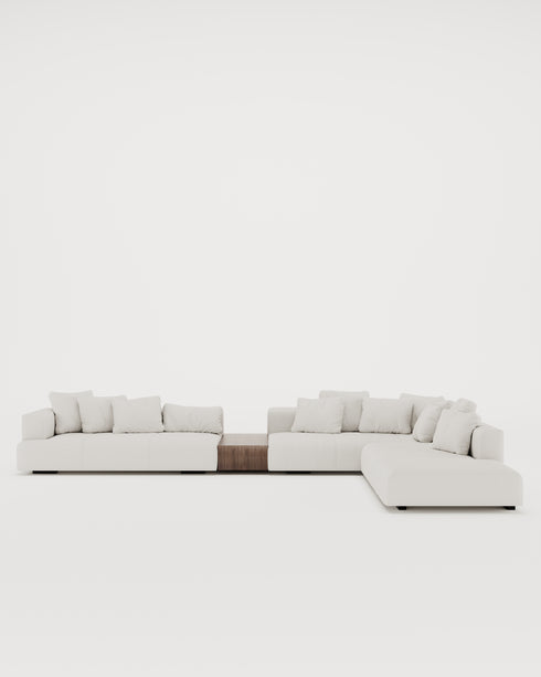 DALLAS CORNER SOFA - TABLE