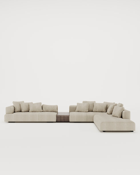 DALLAS CORNER SOFA - TABLE