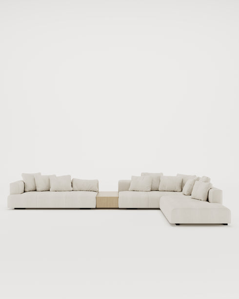 DALLAS CORNER SOFA - TABLE