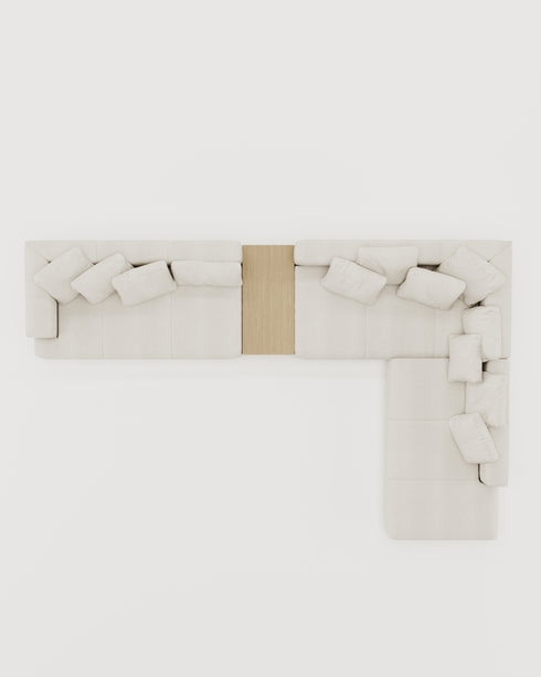 DALLAS CORNER SOFA - TABLE