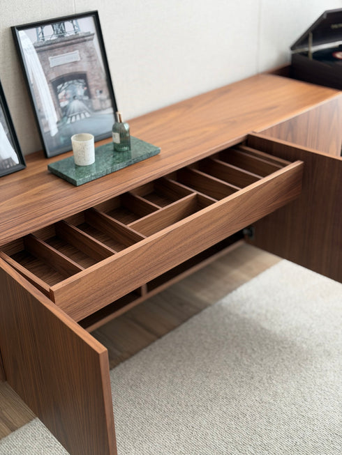 TV CABINET - WALNUT WOOD