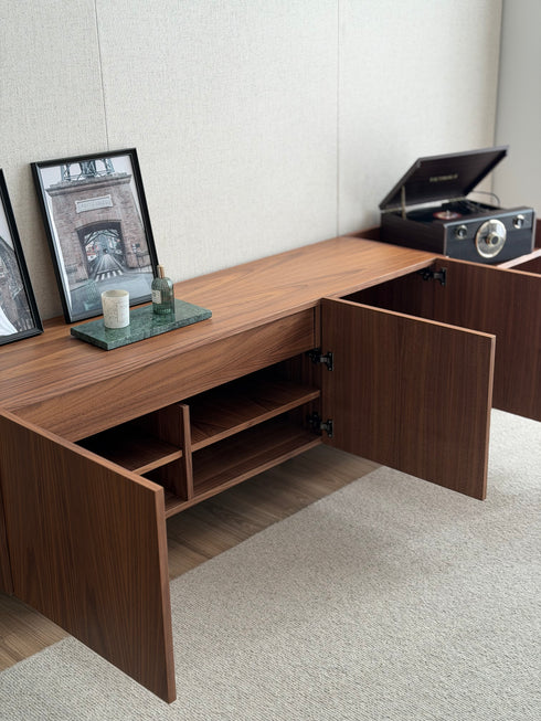 TV CABINET - WALNUT WOOD