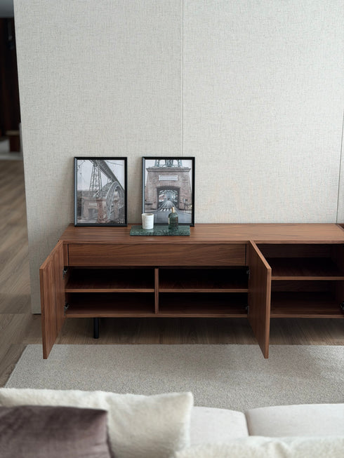 TV CABINET - WALNUT WOOD