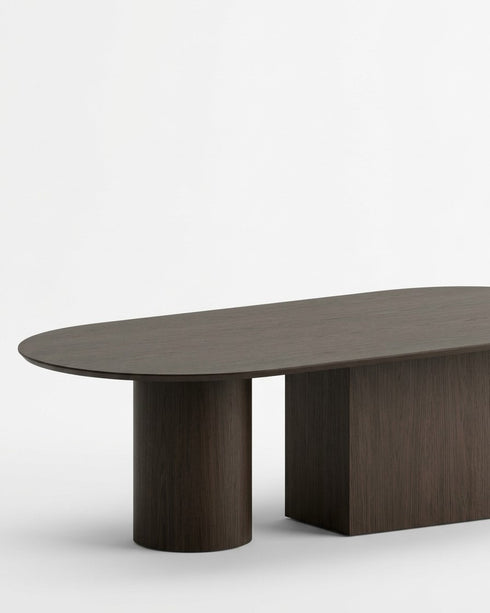 Sienna Dining Table 250×120 – Dark Oak