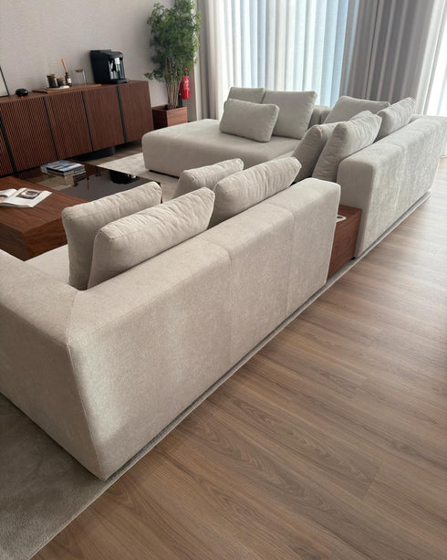 DALLAS CORNER SOFA - TABLE