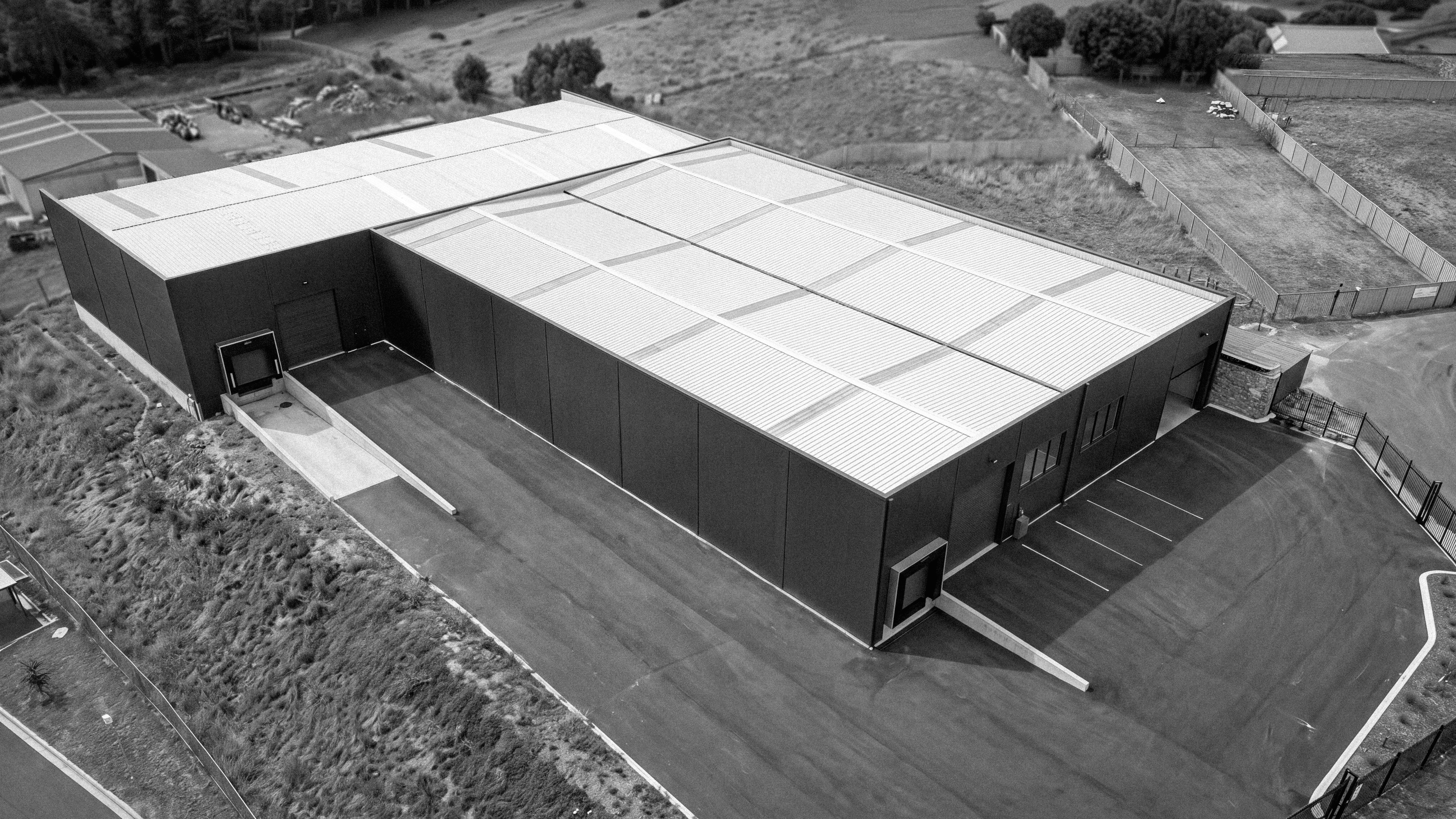 Vue aérienne du site industriel Combine Home